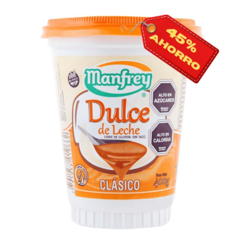 DULCE DE LECHE MANFREY 400