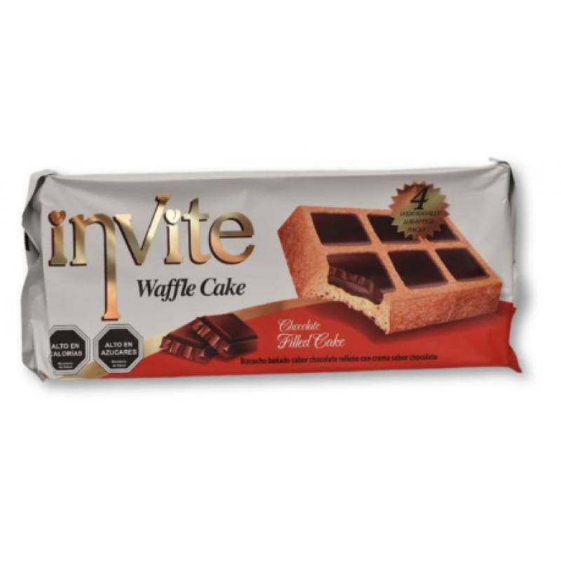 WAFFLE CHOCOLATE INVITE 180G X4