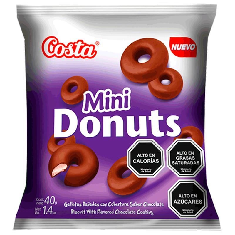 GALLETAS MINI DONUTS COSTA 40G LECHE