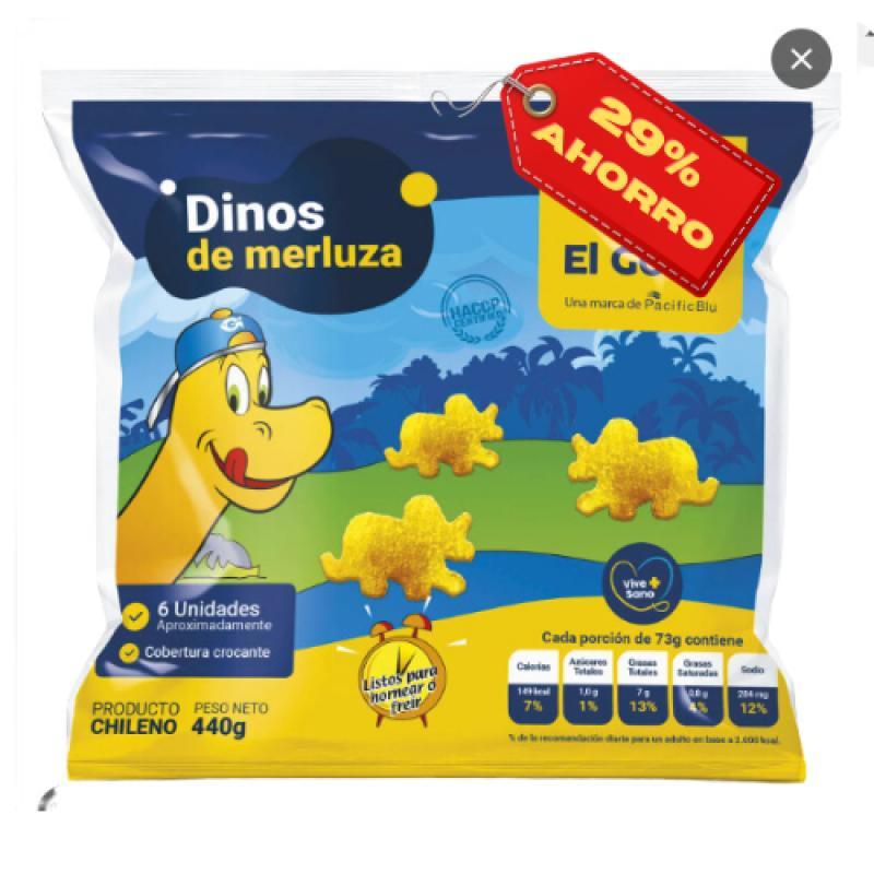 DINOS DE MERLUZA 440G EL GOLFO