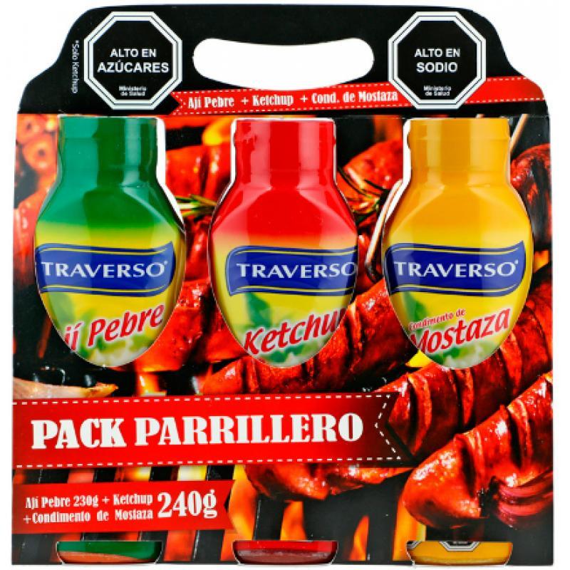 PACK PARRILLERO TRAVERSO 240 GRS