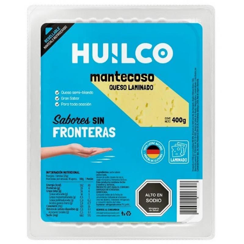 QUESO HUILCO 400G MANTECOSO LAMINADO