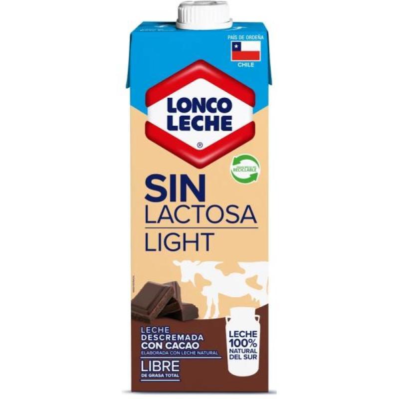 LECHE LONCOLECHE LIGHT 1L SIN LACTOSA CACAO