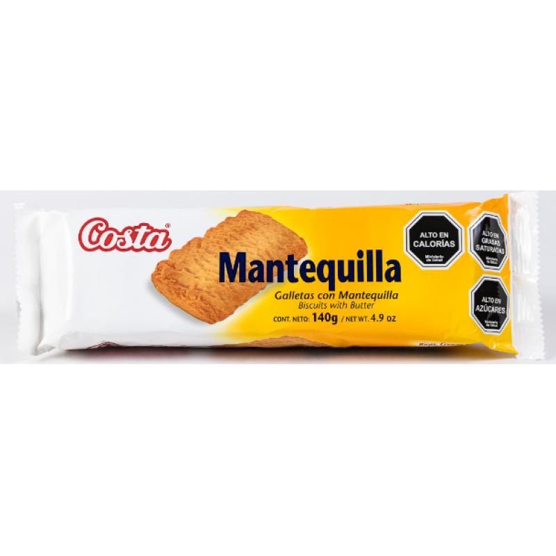 GALLETAS COSTA 140G MANTEQUILLA