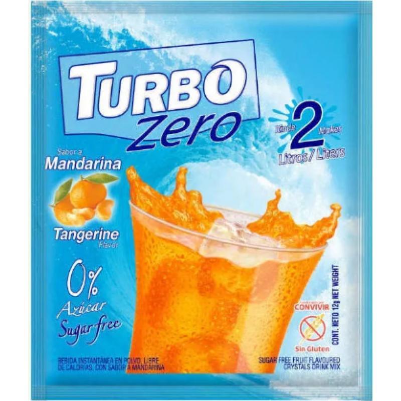 JUGO EN POLVO TURBO ZERO 10U MANDARINA