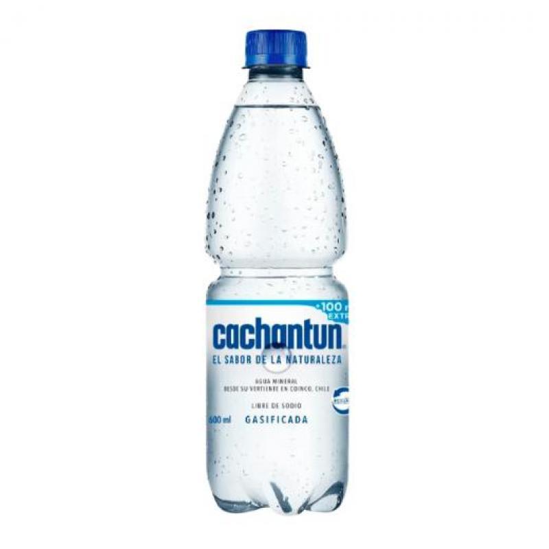 AGUA CACHANTUN CON GAS 600CC