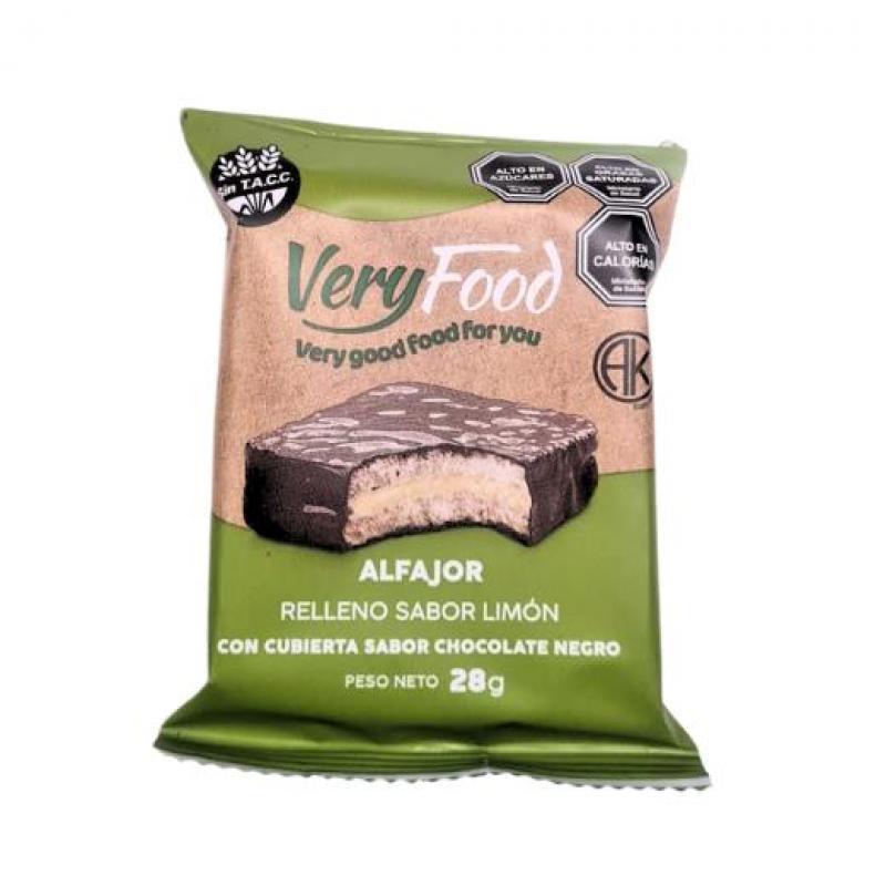 ALFAJOR VERY FOOD 28G LIMON