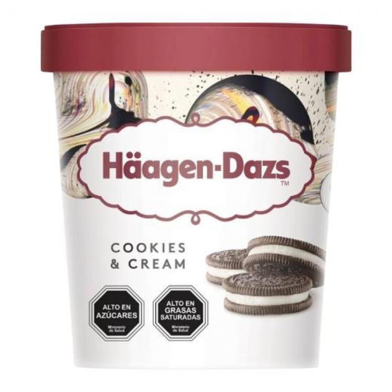 HELADO HAAGEN DAZS 399G COOKIES CREAM